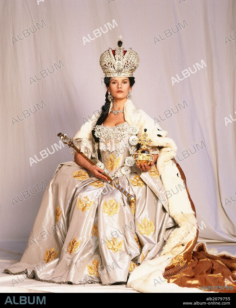 CATHERINE ZETA-JONES in CATHERINE THE GREAT, 1996, directed by JOHN GOLDSMITH and MARVIN CHOMSKY. Copyright UFA INTERNATIONAL.