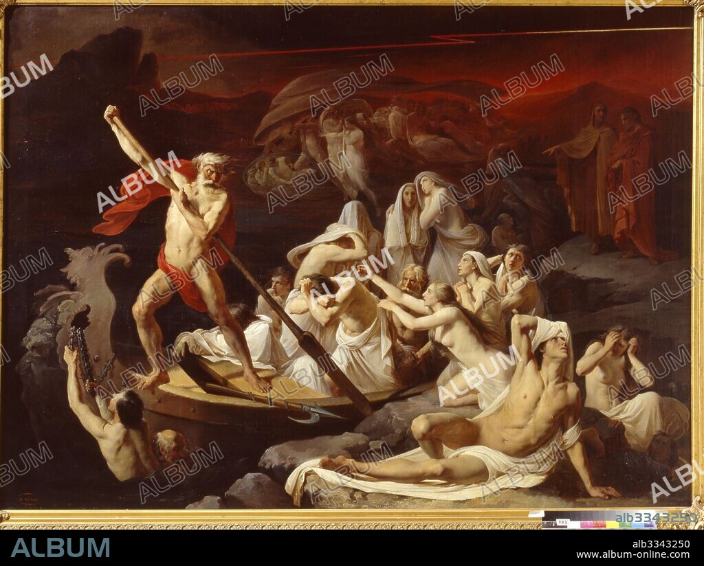 ALEXANDER DMITRIEVICH LITOVCHENKO. Charon conveyed the souls of the dead across the Styx.