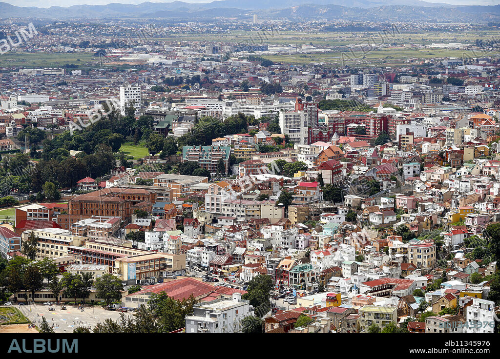 Panorama of Antananarivo city, Antananarivo, Madagascar, Africa.
