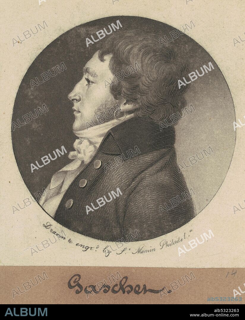 CHARLES BALTHAZAR JULIEN FEVRET DE SAINT-MEMIN. Joseph Louis Gaschet de L'Isle, 1800.