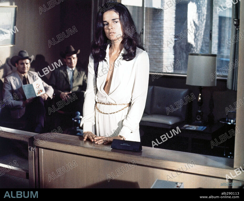 ALI MacGRAW en LA HUIDA, 1972 (THE GETAWAY), dirigida por SAM PECKINPAH. Copyright WARNER BROTHERS.
