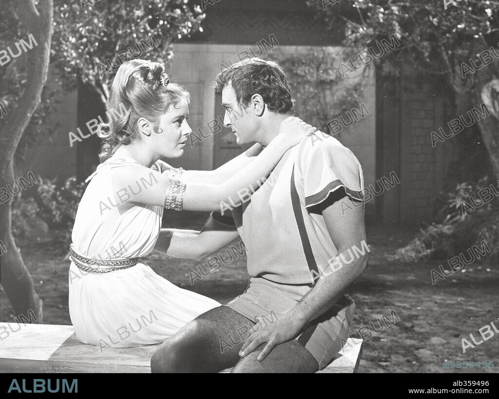 ALBERTO LUPO and LILA BRIGNONE in CORIOLANUS: HERO WITHOUT A COUNTRY, 1964 (CORIOLANO, EROE SENZA PATRIA), directed by GIORGIO FERRONI.