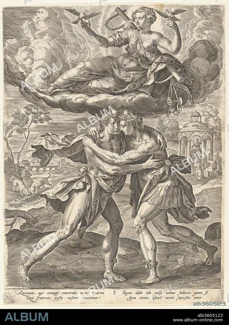 Concordia. Artist: after Maerten de Vos (Netherlandish, Antwerp 1532-1603 Antwerp). Dimensions: sheet: 11 1/4 x 8 5/16 in. (28.6 x 21.1 cm). Date: ca. 1581.