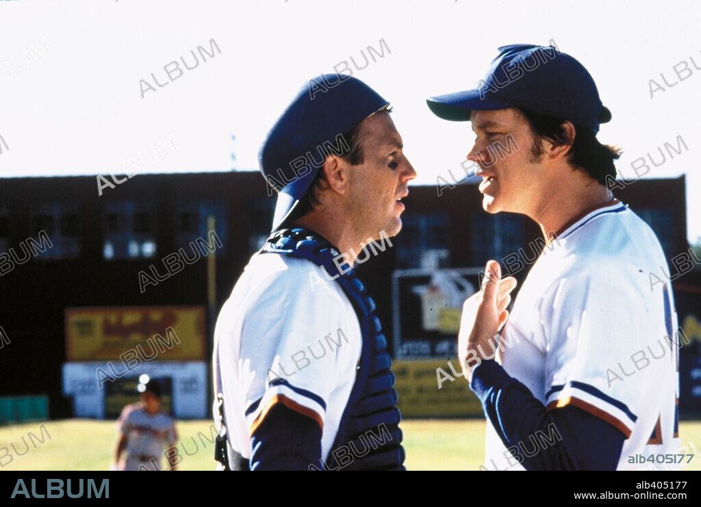 KEVIN COSTNER and TIM ROBBINS in BULL DURHAM, 1988, directed by RON SHELTON. Copyright ORION PICTURES.