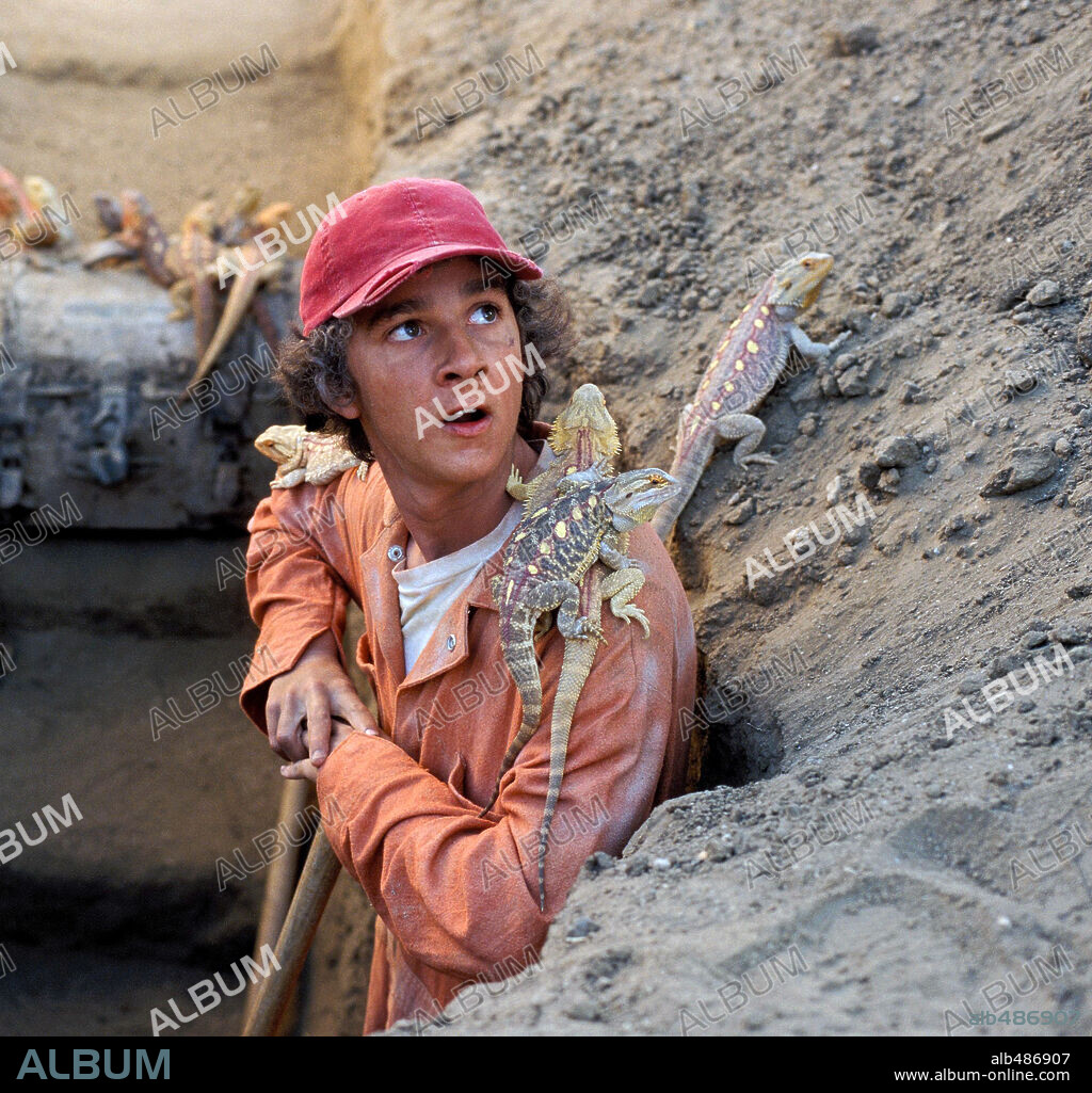 SHIA LABEOUF in HOLES, 2003, directed by ANDREW DAVIS. Copyright BUENA VISTA/WALDEN MEDIA / BRAY, PHIL.