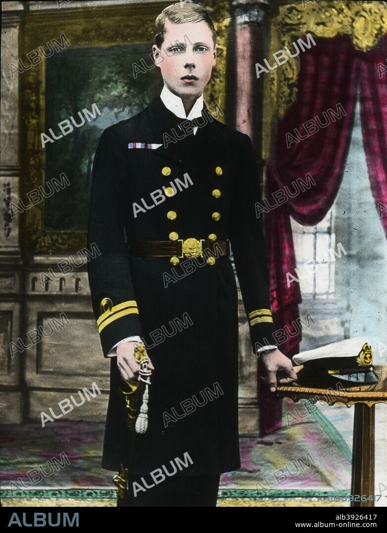 The Prince of Wales, future King Edward VIII, c1910s. The eldest son of King George V, Edward (1894-1972) was invested as Prince of Wales in 1911. He succeeded his father as king in 1936 but only ruled from 20 January 1936 until 11 December 1936 before abdicating in order to be with the woman he loved, an American divorcee called Wallis Simpson.