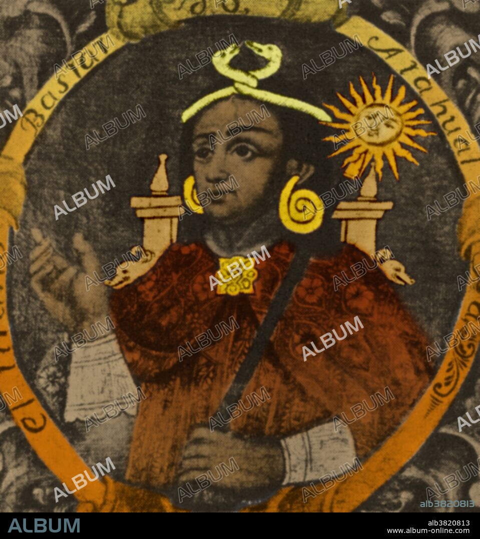 Atahualpa (1497-1533) was the last sovereign emperor of the the Inca Empire, prior to the Spanish conquest of Peru. During the Spanish conquest of the Inca Empire, the Spaniard Francisco Pizarro captured Atahualpa and used him to control the Inca empire. The outnumbered Spanish saw Atahualpa as too much of a liability and decided to execute him. Pizarro staged a mock trial and found Atahualpa guilty of revolting against the Spanish, practicing idolatry, and murdering Huascar, his brother. Atahualpa was sentenced to execution by burning. Atahualpa was sentenced to be burned but agreed to convert to Catholicism. He was given the name Juan Santos Atahualpa. He was strangled with a garrote and following his execution, his clothes and some of his skin were burned.