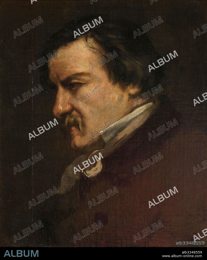 GUSTAVE COURBET. Portrait of Champfleury.