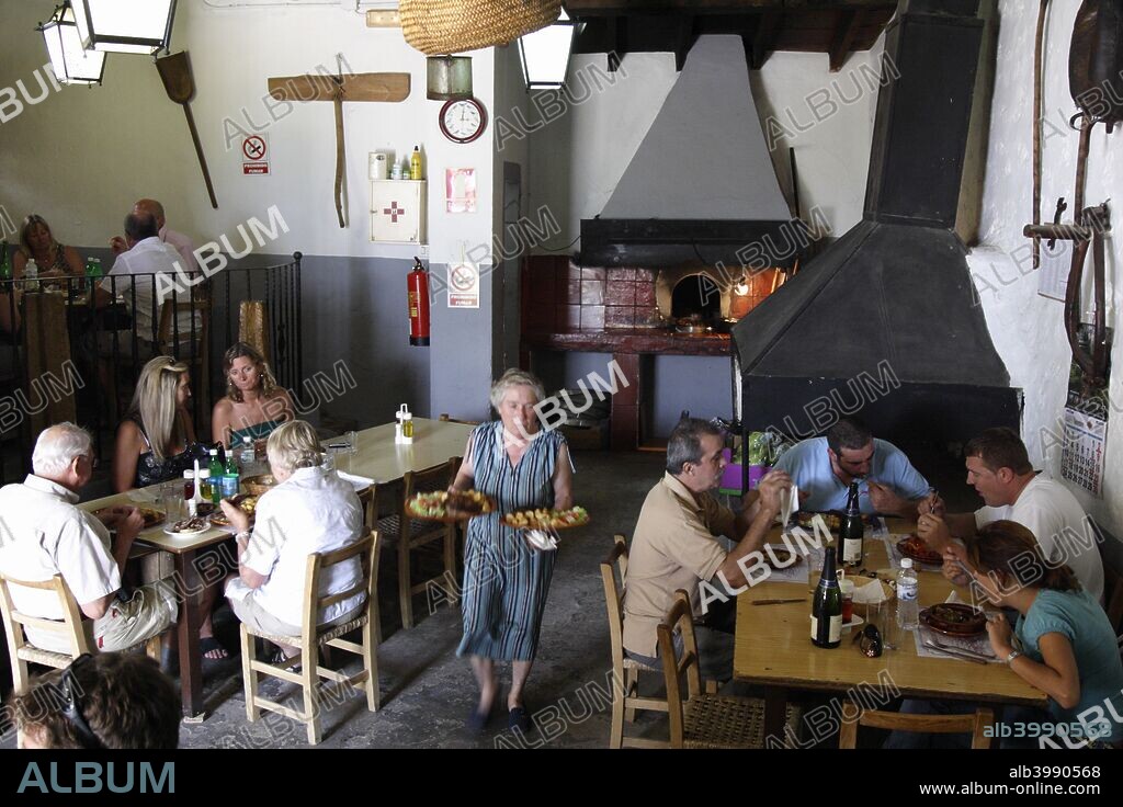 Es Verger restaurant near Alaro, Mallorca, Spain.