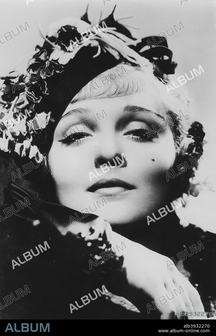 Marlene Dietrich (1901-1992), German-born American actress, singer and entertainer, 20th century. The Academy Award-nominated Dietrich was voted the ninth greatest female star of all time by the American Film Institute in 1999.