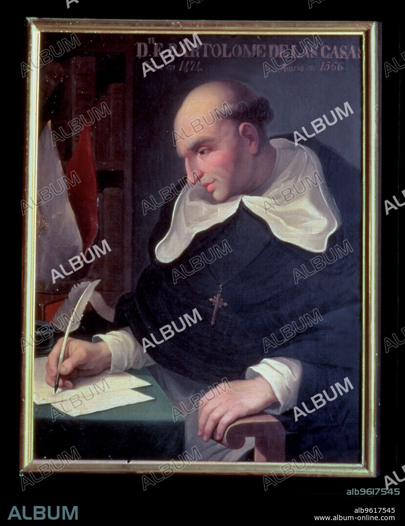 Fray Bartolome de las Casas (1474-1566), Dominican missionary and Spanish historian.