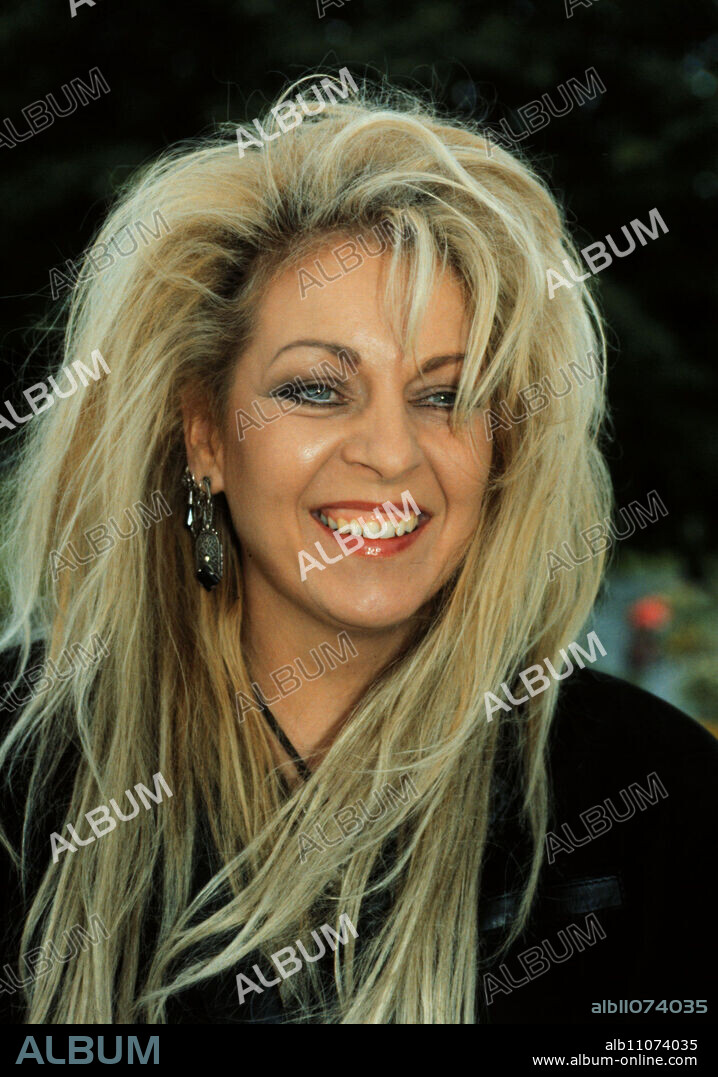 TAMARA DANZ, former GDR rock singer and front woman of the band Silly, portrait circa 1990.