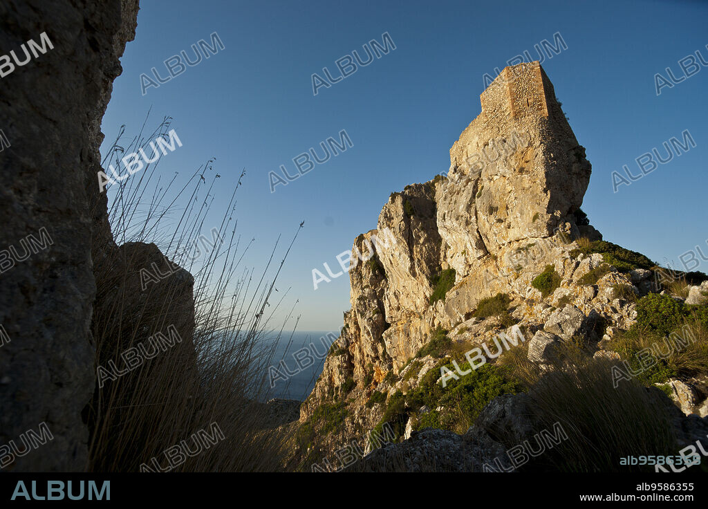 Castell del Rei, siglos IX, X.Costa de Tramuntana.Pollença. Mallorca.Islas Baleares. España.
