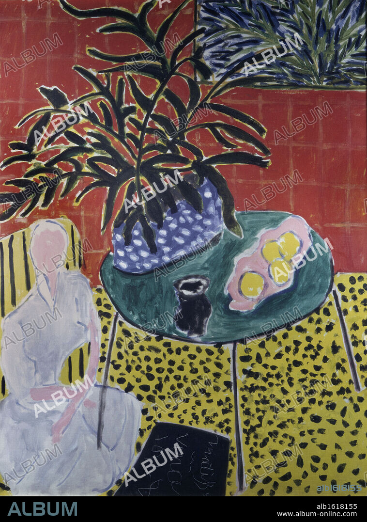 La Fougere Noire by Henri Matisse, 1948, 1869-1954, Private Collection.