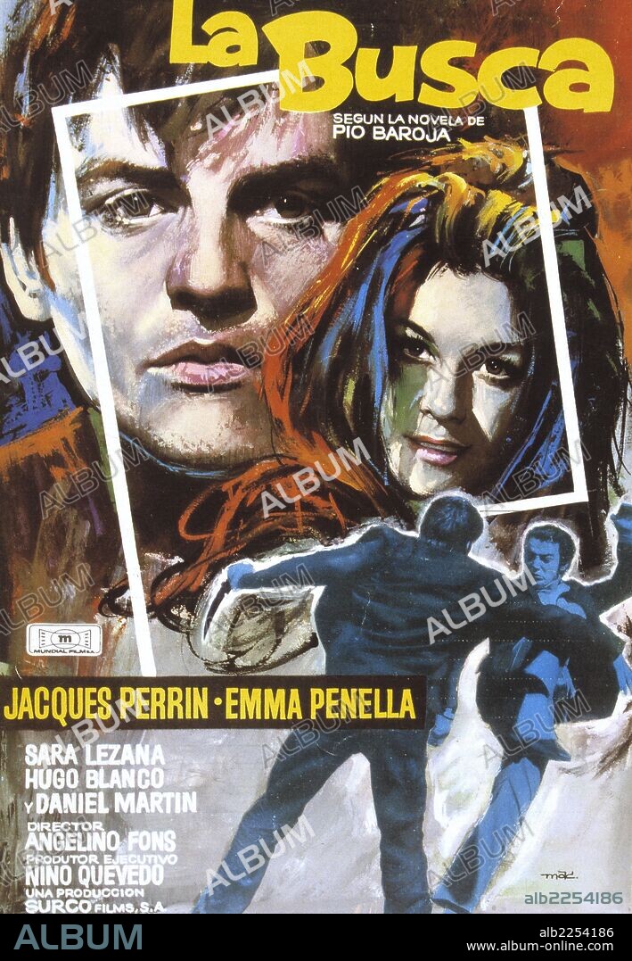 PELICULA : LA BUSCA , 1966. BASADA EN LA NOVELA HOMONIMA DE PIO BAROJA. DIRECTOR : ANGELINO FONS. ACTORES : JACQUES PERRIN , EMMA PENELLA.