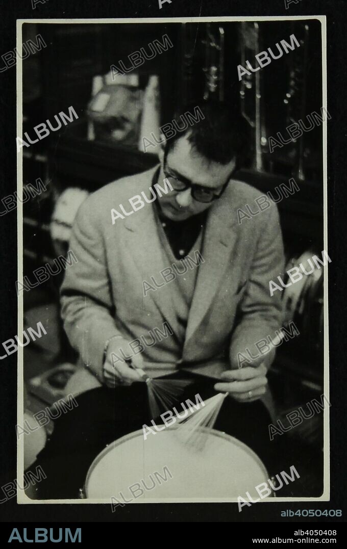 Joe Morello, drummer with the Dave Brubeck Quartet, 1950s.