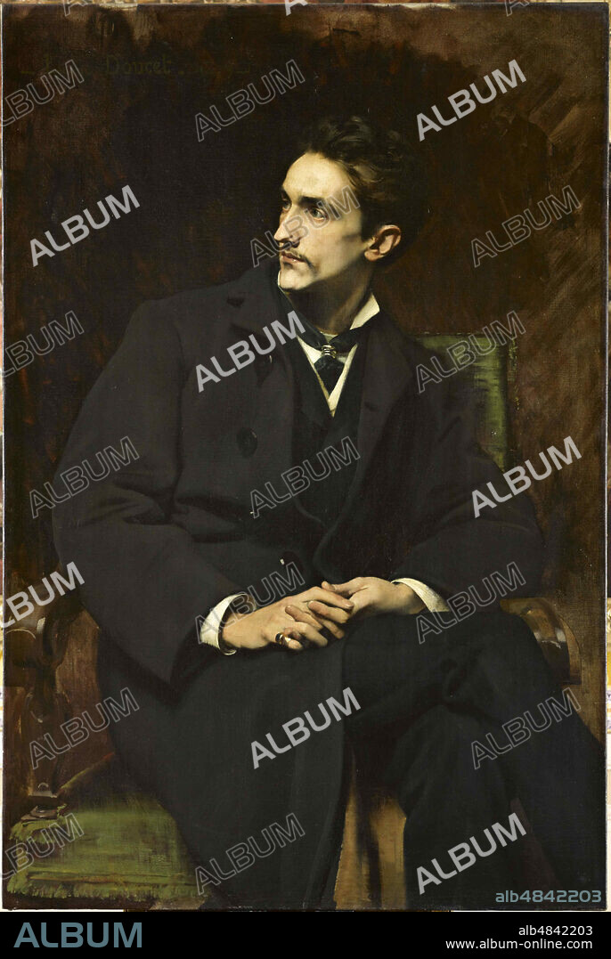 HENRI-LUCIEN DOUCET. Portrait of Count Robert de Montesquiou.