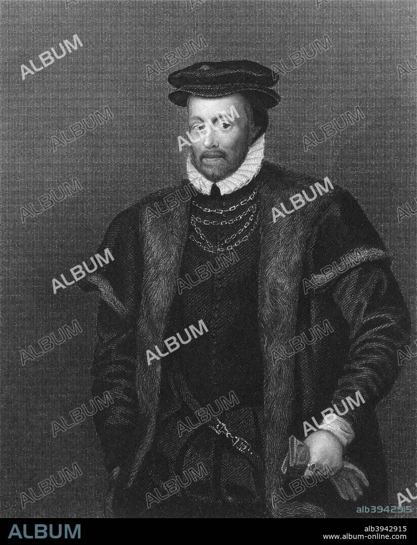 Edward, 1st Lord North, 1825. From Portraits of Illustrious Personages of Great Britain by Edmund Lodge, published by Harding and Lepard (London, 1825).