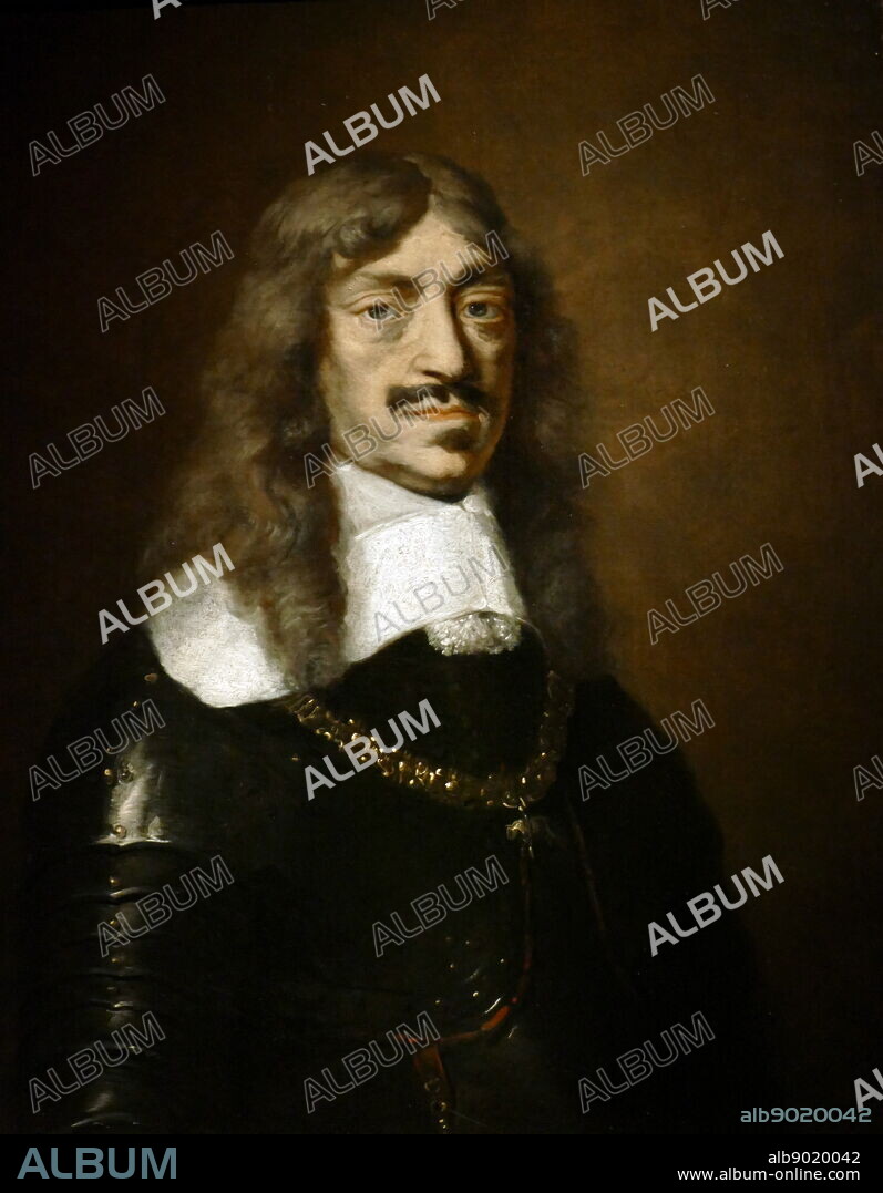 Jan Kazimierz, King of Poland, 1648-68. portrait by Daniel Schultz, ca. 1658. John II Casimir (1609 - 1672), was King of Poland and Grand Duke of Lithuania, and titular King of Sweden 1648-1660.