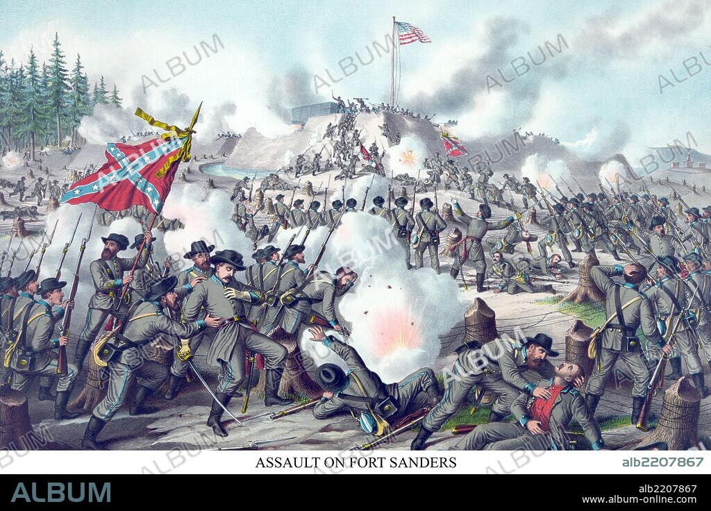 The Battle of Fort Sanders was the decisive engagement of the Knoxville Campaign of the American Civil War, fought in Knoxville, Tennessee, on November 29, 1863. Assaults by Confederate Lt. Gen. James Longstreet failed to break through the defensive lines of Union Maj. Gen. Ambrose Burnside, resulting in lopsided casualties, and the Siege of Knoxville entered its final days.