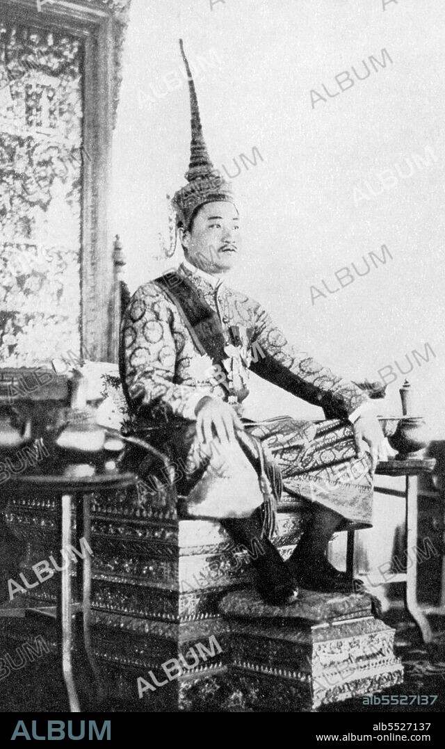 Sisavang Phoulivong (or Sisavangvong) (14 July 1885 - 29 October 1959), was King of Luang Phrabang and later the Kingdom of Laos from 28 April 1904 until his death on 20 October 1959. His father was king Zakarine and his mother was Queen Thongsy. He was educated at Lycée Chasseloup-Laubat, Saigon, and at l'École Coloniale in Paris. He was known as a 'playboy' king with up to 50 children by as many as 15 wives.