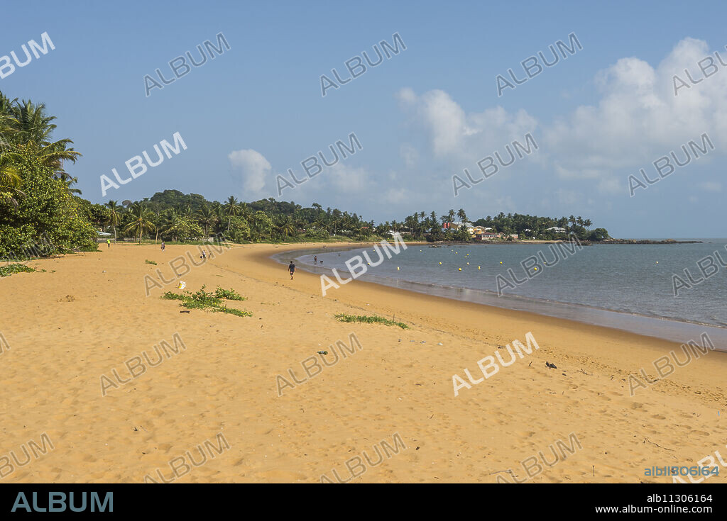 Beach of Montjoly, Cayenne, French Guiana, Department of France, South America.
