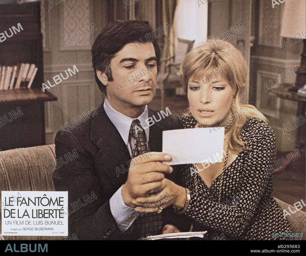 JEAN-CLAUDE BRIALY and MONICA VITTI in THE PHANTOM OF LIBERTY, 1974 (LE FANTOME DE LA LIBERTE), directed by LUIS BUÑUEL. Copyright GREENWICH/20TH CENTURY FOX.