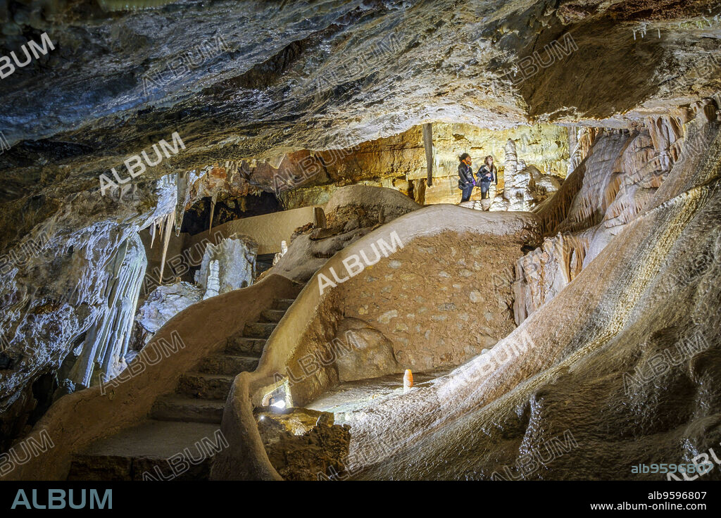 caves of Campanet, Natural landscape of the Serra de Tramuntana, Mallorca, balearic islands, Spain.
