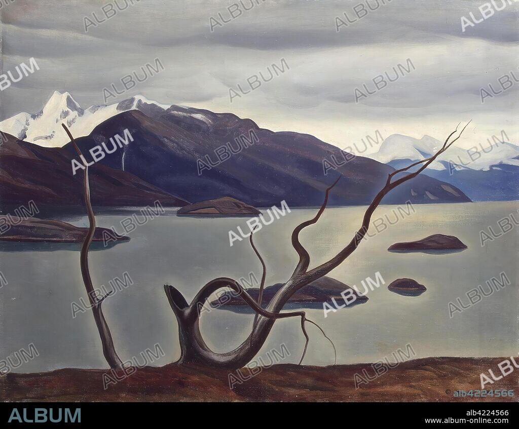 ROCKWELL KENT. 'Admiralty Sound: Tierra del Fuego'. USA, 1922-1925. Dimensions: 86x112 cm.