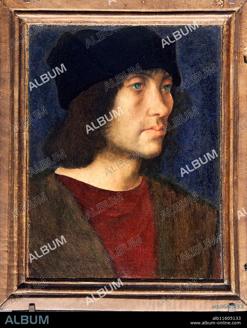 Portrait of a Man (Pierre Marin de La Chesnaye?), About 1490-1500, Jean PERREAL, Connu à Lyon dès 1483 - Paris, 1530, Musée du Louvre, Paris, France.