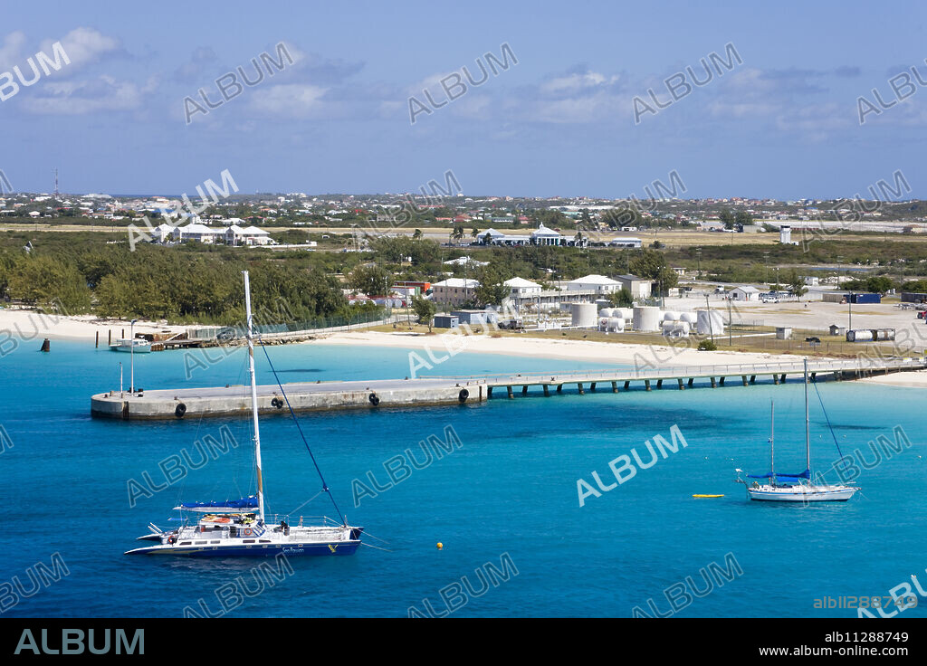 Governor's Beach on Grand Turk Island, Turks and Caicos Islands, West Indies, Caribbean, Central America.