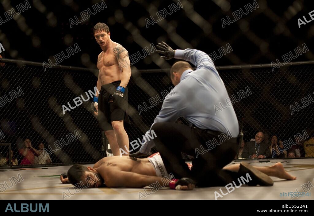 TOM HARDY en WARRIOR, 2011, dirigida por GAVIN O'CONNOR. Copyright MIMRAN SCHUR PICTURES.
