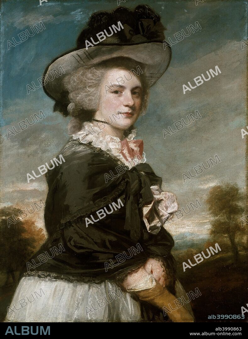 Miss Elizabeth Keppel, later Mrs Thomas Meyrick, 1782. Dimensions: height x width x depth: 91 x 70 cm.