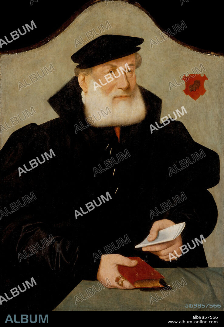 BARTHOLOMAEUS BRUYN. Portrait of Wilhelm Kannengiesser, c1550.