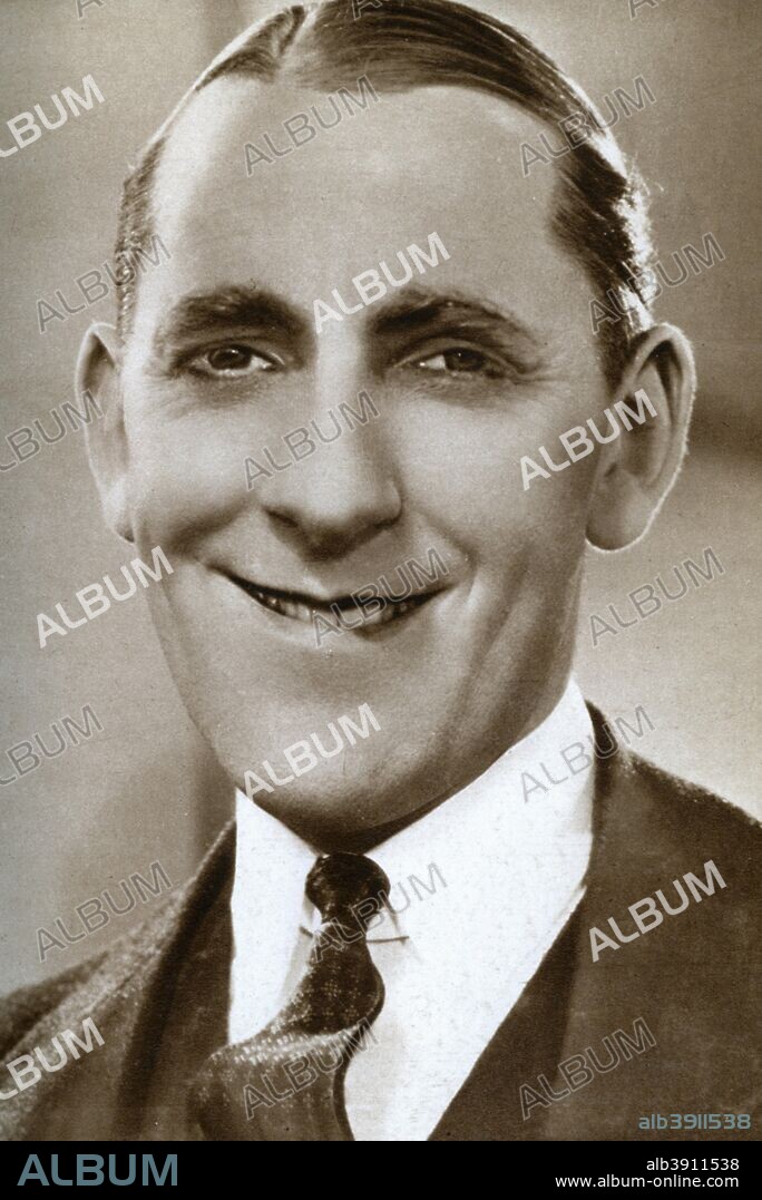Jack Hulbert, British actor, 1933. Hulbert (1892-1978) was one of the earliest famous members of the Cambridge Footlights. He made his film acting debut in 'Elstree Calling' (1930) opposite his wife and frequent co-star Cicely Courtneidge.