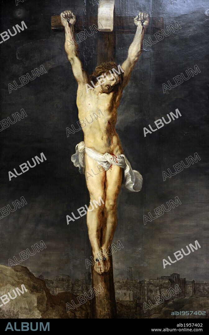 Peter Paul Rubens (1577-1640). Flemish painter. Christ on the Cross, 1592-1633. National Museum of Art. Copenhagen. Denmark.