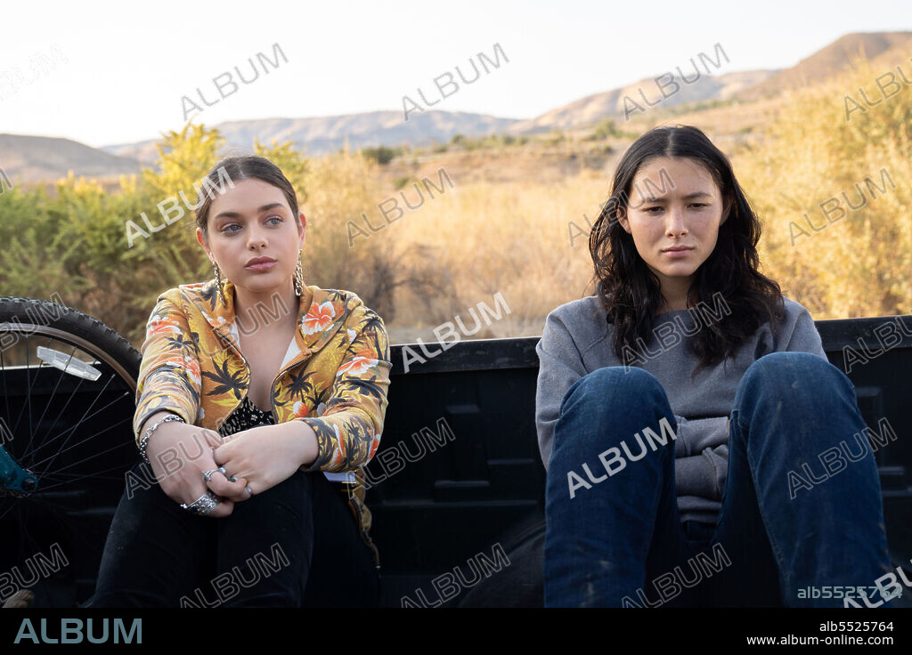 FIVEL STEWART and ODEYA RUSH in UMMA, 2022, directed by IRIS K. SHIM. Copyright Stage 6 Films / Raimi Productions.