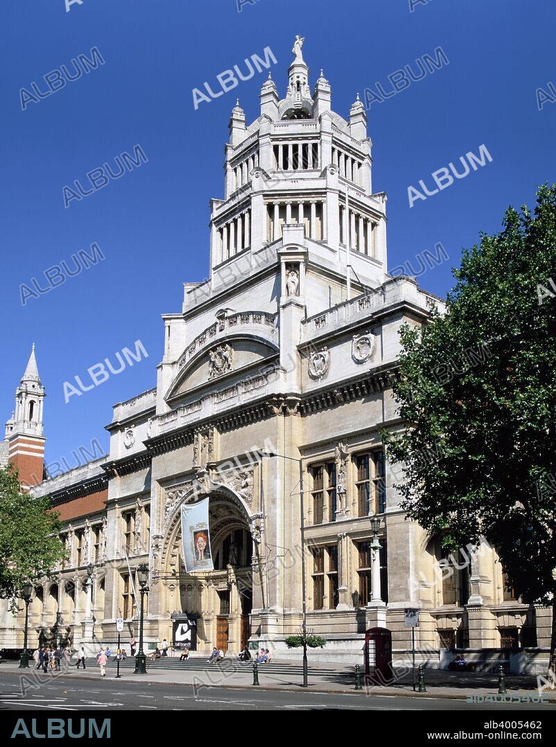 Victoria and Albert Museum, South Kensington, London. In 1909 new premises for the Museum of Ornamental Art, renamed the Victoria & Albert Museum, were opened in Kensington. Aston Webb won the competition to design the museum, and the foundation stone was laid in 1899.