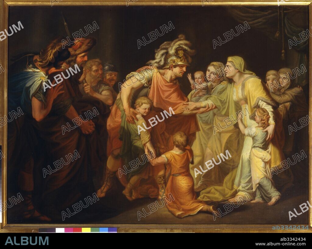 IVAN AKIMOVICH AKIMOV. Sviatoslav's Return from the Danube to His Family in Kiev.