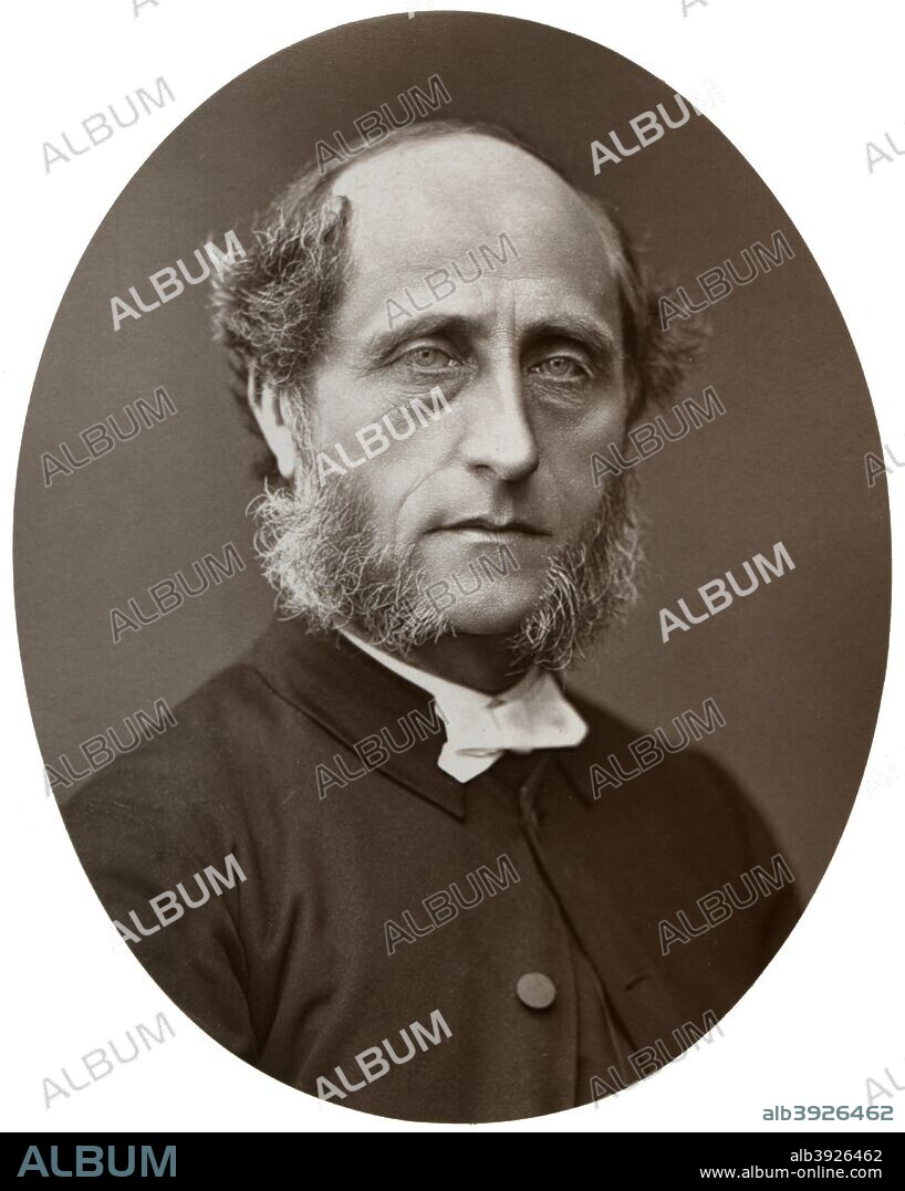 Christopher Newman Hall, LLB, English Nonconformist divine, 1877. From Men of Mark: a gallery of contemporary portraits of men distinguished in the Senate, the Church, in science, literature and art, the army, navy, law, medicine, etc. Photographed from life by Lock and Whitfield, with brief biographical notices by Thompson Cooper. (London, 1876-1883).