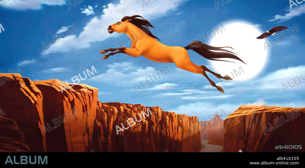 SPIRIT, EL CORCEL INDOMABLE, 2002 (SPIRIT: STALLION OF THE CIMARRON), dirigida por KELLY ASBURY y LORNA COOK. Copyright DREAMWORKS.