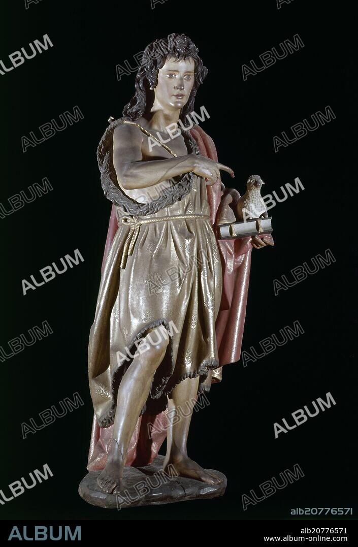 JUAN DE MESA (1583-1627). TALLA DE SAN JUAN BAUTISTA - 1623 - BARROCO ESPAÑOL.