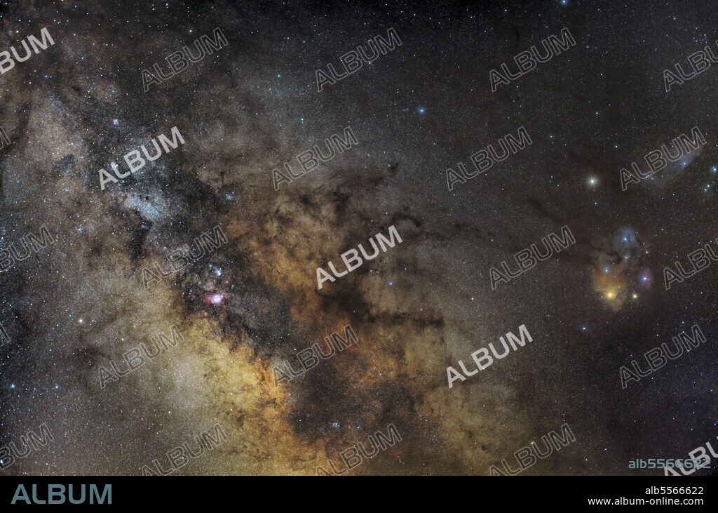 Milky Way, summer view from the northern hemisphere.