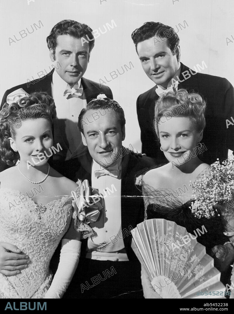 "The Fan".Madeleine Carroll, George Sanders, John Sutton, Richard Greene. January 01, 1950. (Photo by National Screen Service Corp).