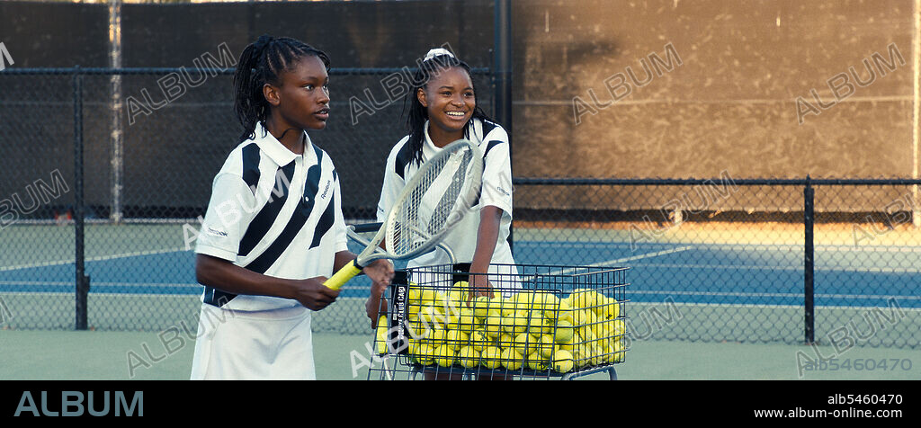 DEMI SINGLETON and SANIYYA SIDNEY in KING RICHARD, 2021, directed by REINALDO MARCUS GREEN. Copyright WARNER BROS.