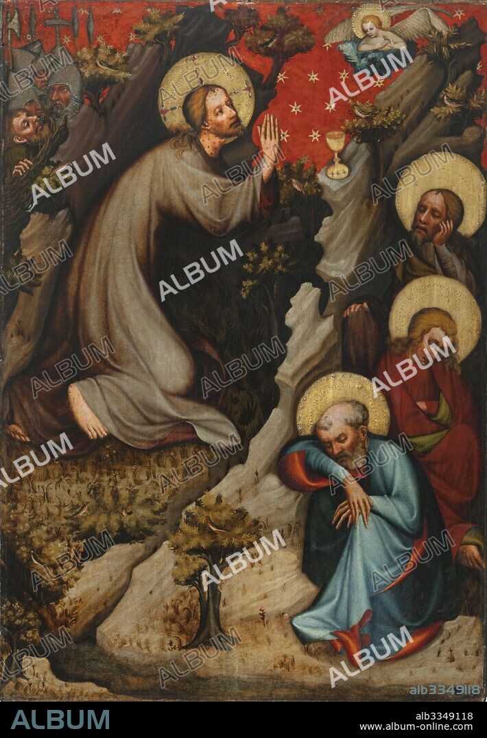 MASTER OF WITTINGAU (MASTER OF THE TREBON ALTARPIECE). Christ on the Mount of Olives.