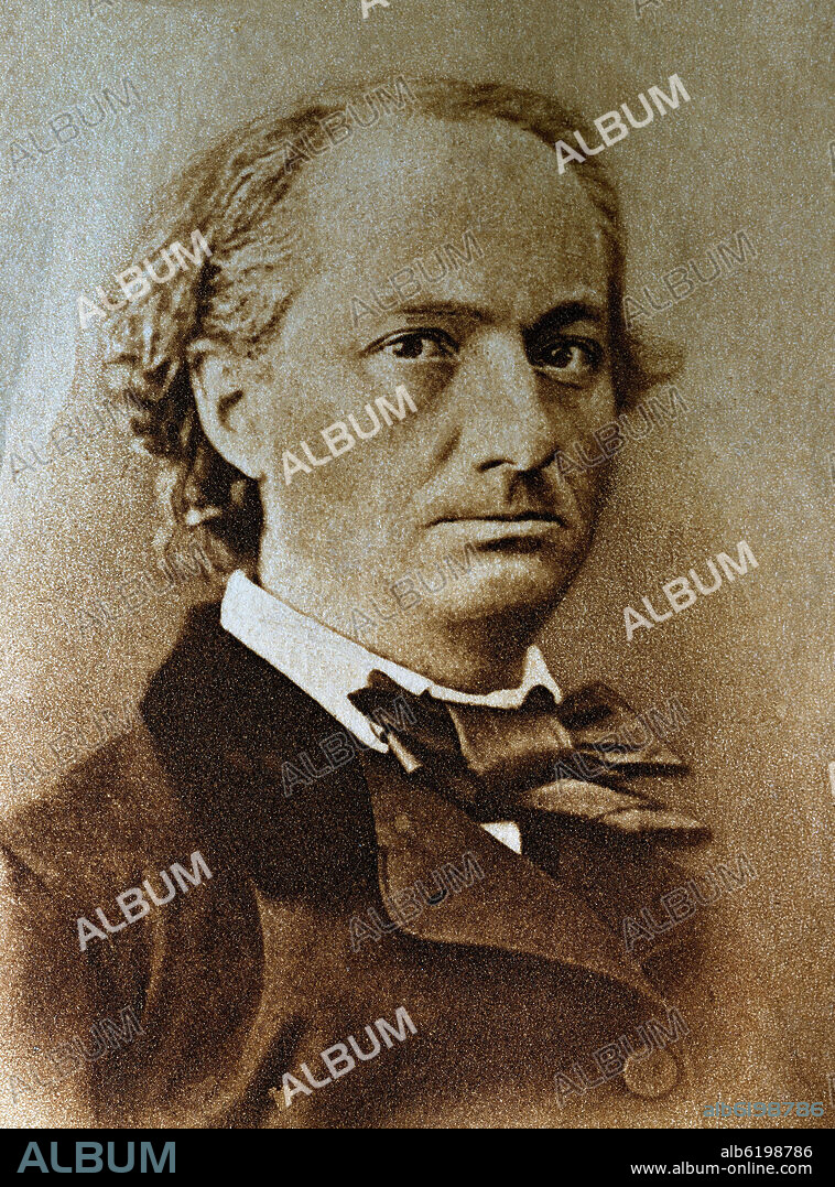RETRATO DE CHARLES BAUDELAIRE (1821-1867).