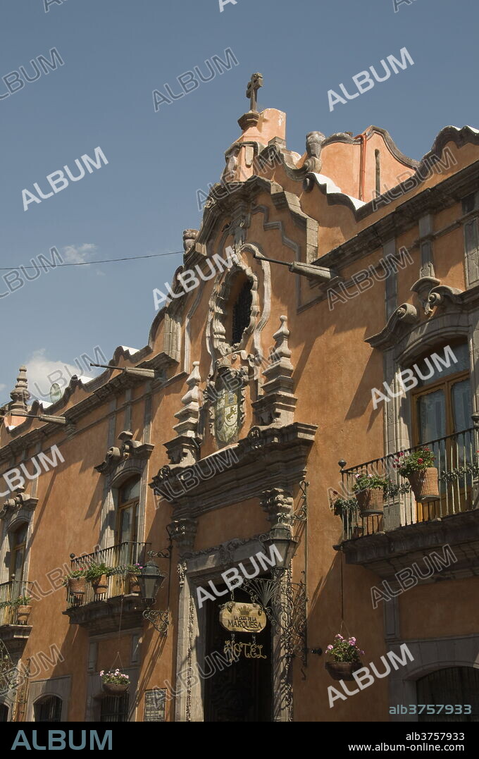 La Casa de la Marquesa Hotel in Santiago de Queretaro (Queretaro), UNESCO World Heritage Site, Queretaro State, Mexico, North America.