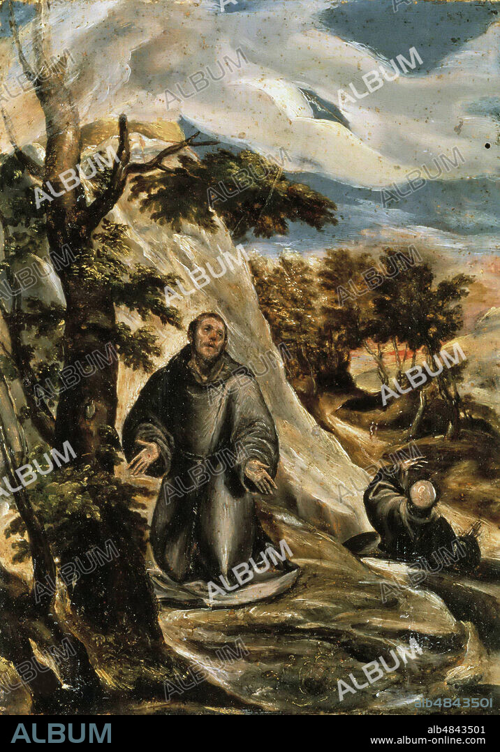 EL GRECO. Saint Francis of Assisi Receiving the Stigmata.