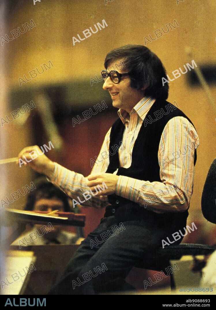 André Previn (Andreas Ludwig Priwin) KBE (b. April 6, 1929, Berlin) is a German-born American Academy Award and Grammy Award winning pianist, conductor, and composer. He first came to prominence by arranging and composing Hollywood film scores in 1948.. ©TopFoto.
